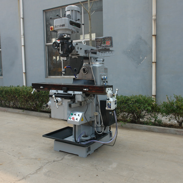5H CNC turret milling machine Variable Speed Milling Head