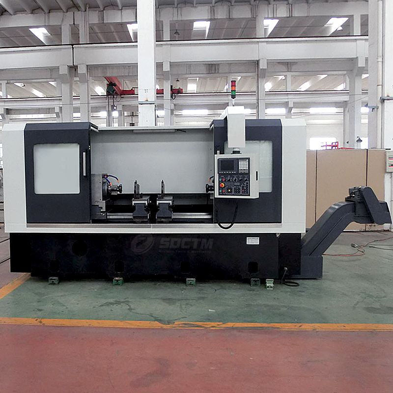 Customized ZK8210 Automatic CNC Facing and Centering Hole Compound Machine
