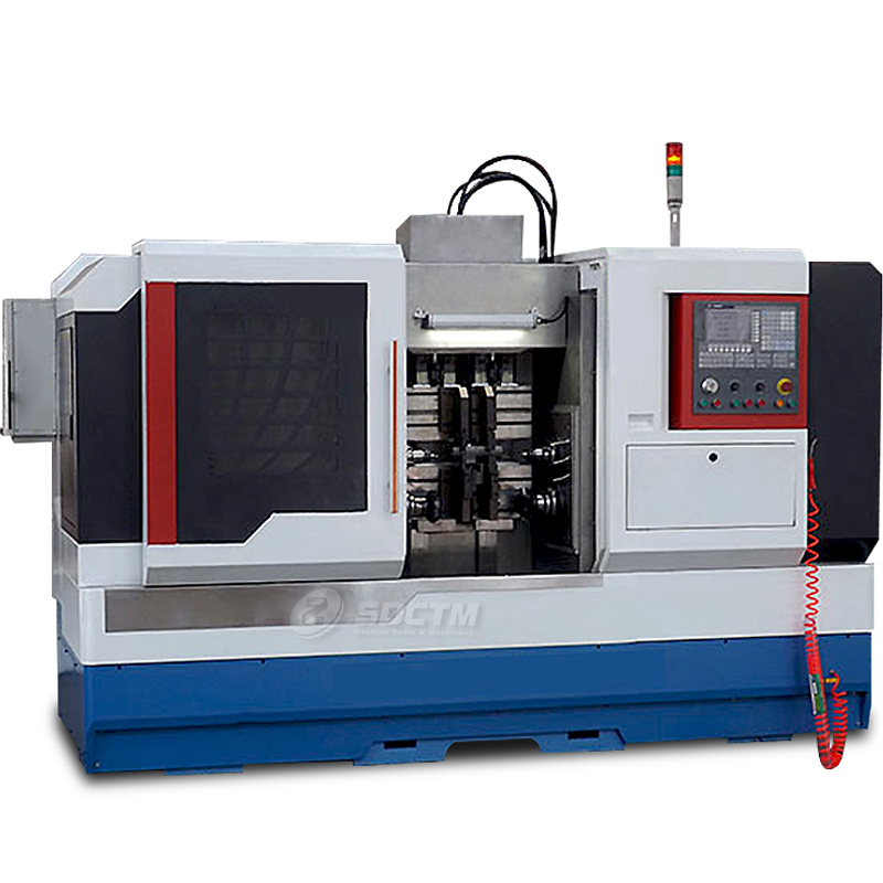 Vertical 90° CNC Facing and Centering Hole Machine ZKL600D for Shaft Machining
