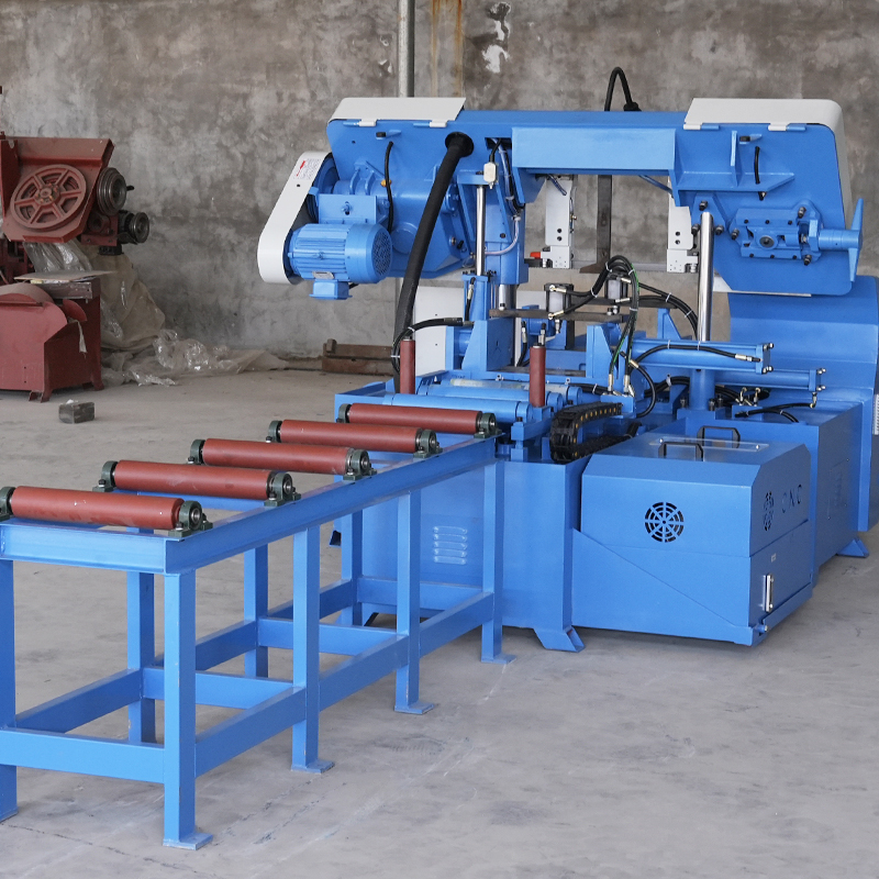 Full Automatic Metal Cutting Machine Horizontal CNC Band Saw GSK4235 Hydraulic Sawing Machine GSK4233