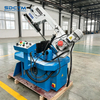 G4025B Horizontal Mitre Band Saw Machine 0-60° Variable Speed Hydraulic Metal Cutting for Steel Pipe And Profiles