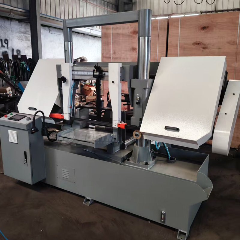 GSK4250 Automatic Horizontal Band Saw for Metal Cutting 19.69" Saw Range 5.5kw 220v Metal Band Saw Machine
