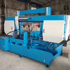 CE Industrial Horizontal Sawing Machine 600mm 0-45 Degrees Rotary Angle Metal Cutting Band Saw Machine GZ4260