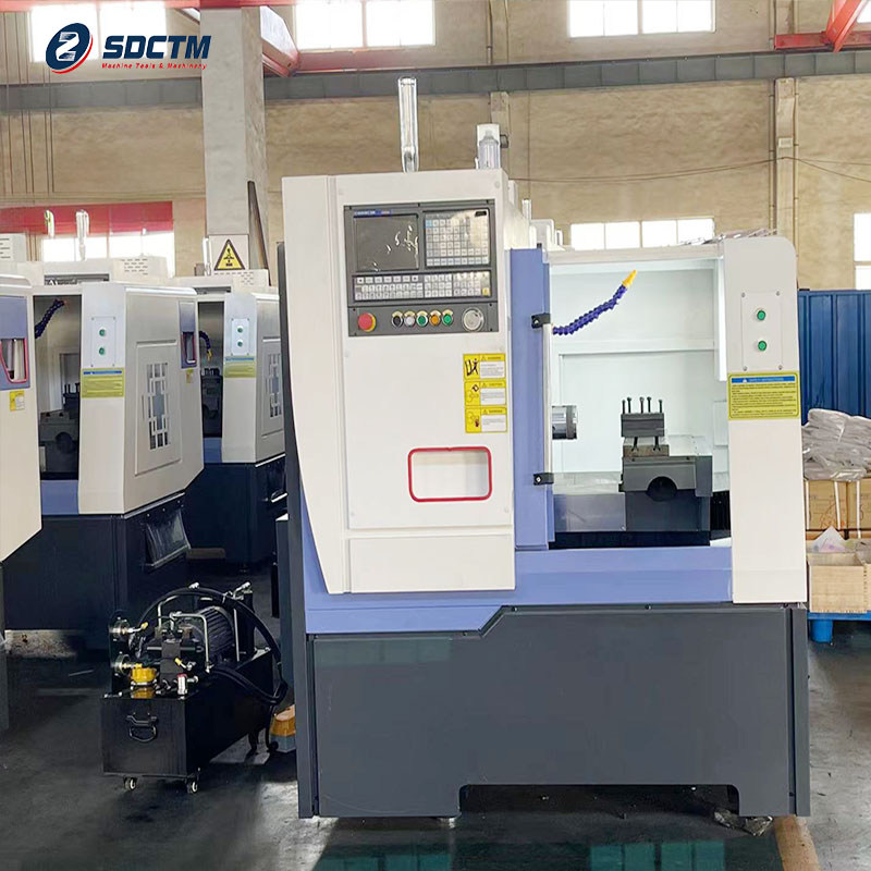 H32I CNC Gang Lathe Gang Tool Post Automatic CNC Machine Medium Heavy Duty SLant Bed Fanuc GSK