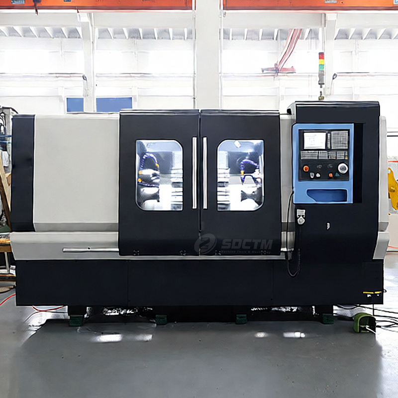 Customizable Slant Bed 45° CNC Facing End and Drilling Centering Hole Machine ZKX750D CNC Turning Machine