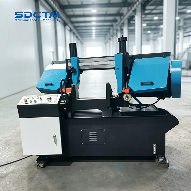 45 Degree Angle Semi-automatic Metal Band Saw Machine for Round Steel And Square Steel