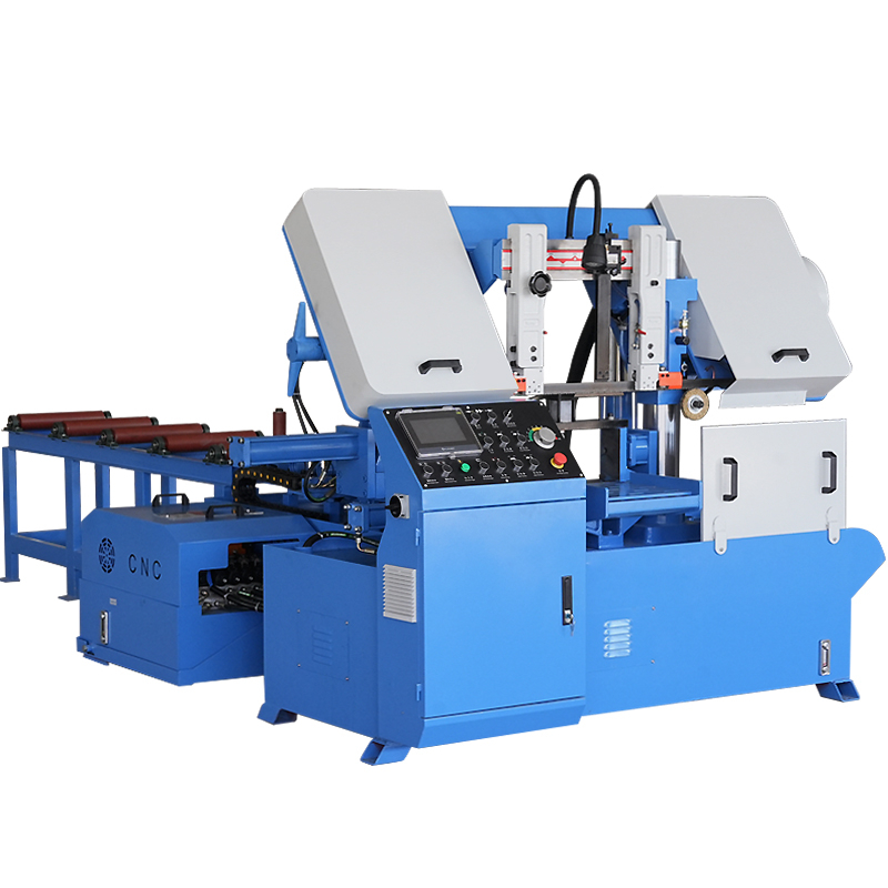 GSK4235 Automatic Band Saw Machine 4.0Kw Motor for Metal Cutting 13.78 Inches 350*350mm Cutting Range