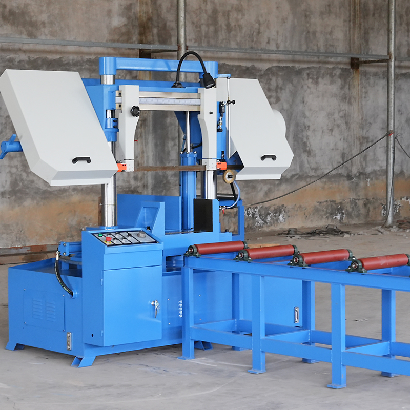 Horizontal Miter Band Saw Machine GZ4250 for Metal Cutting 19.69Inches Cutting Range 0-45 Degrees 5.5Kw Motor