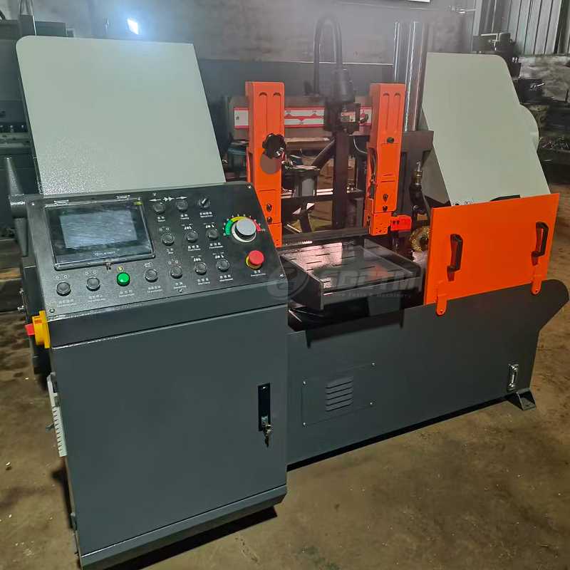 GSK4235 Full Automatic Metal Band Saw with Hydraulic Feeding System 13.78 Inch 350mm Cut Range 4kw