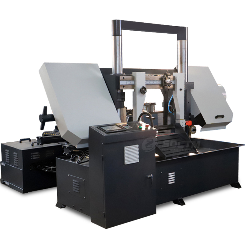 China Automatic Saw Machine GSK4240 Metal Cutting Machine for Aluminum and Steel Horizontal Metal Band Saw