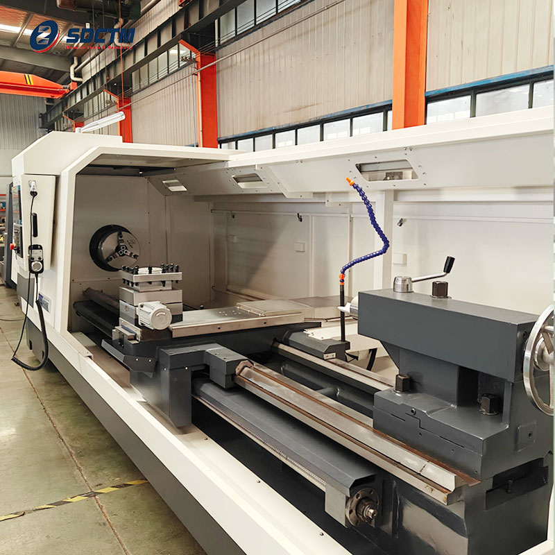 Heavy-duty CNC Lathe Machine CK61125E Large Heavy-cutting Horizontal CNC Machine Tool Equipment with CE
