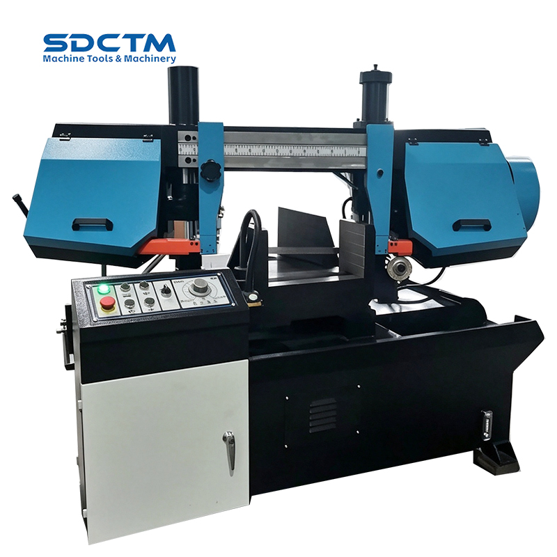 45 Degree Angle Semi-automatic Metal Band Saw Machine for Round Steel And Square Steel