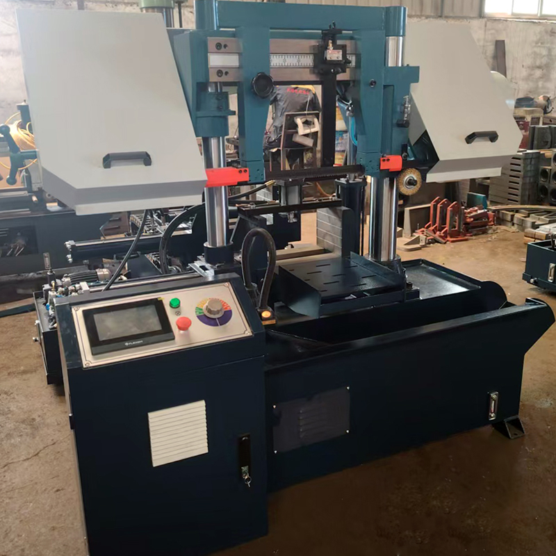 Fully Automatic Metal Sawing Machine GSK4230 Auto Feed Band Saw CNC Metal Cutting Bandsaw for Sale