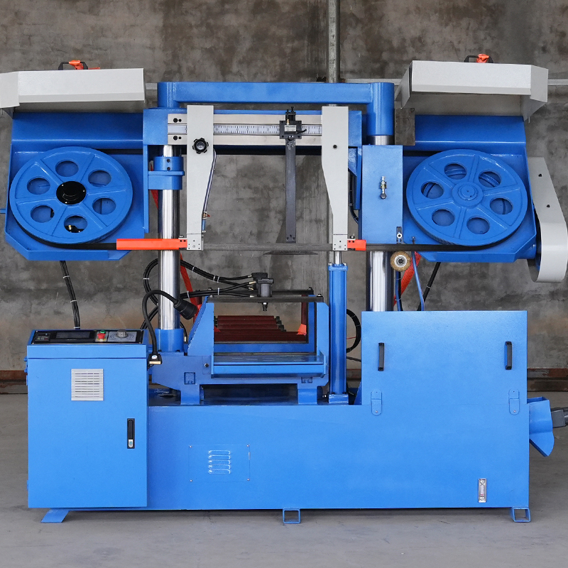Automatic Metal Band Saw for Industrial Metalworking GSK4250 19.7 Inch 500mm Cut Range 5.5kw