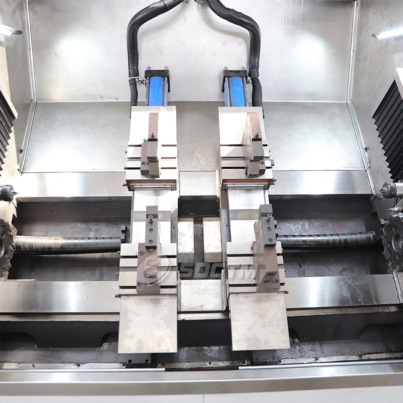 Professional Customization Double-headed Slant Bed Milling Drilling Center Hole 2 in 1 Lathe Machine XS100-1200