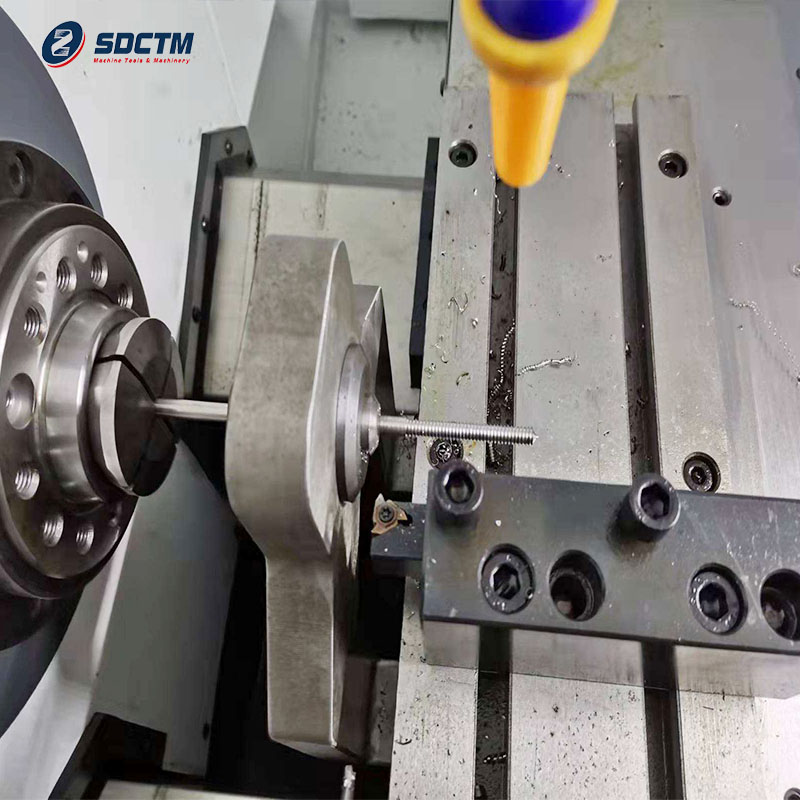 H32I CNC Gang Lathe Gang Tool Post Automatic CNC Machine Medium Heavy Duty SLant Bed Fanuc GSK