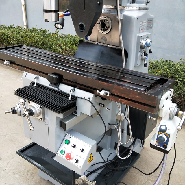5H CNC turret milling machine Variable Speed Milling Head