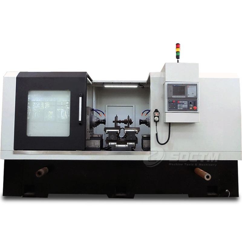 Flat Bed CNC Combination Mill End Face Drill Center Hole Machine ZK8208-600 Facing and Centering Hole Machine