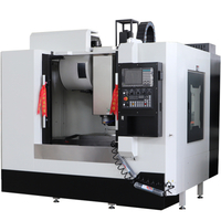 VMC855 High-Accuracy 4 Axis New 220V Vertical CNC Milling Machine Heavy Duty CNC Machining Center with Fanuc BT40