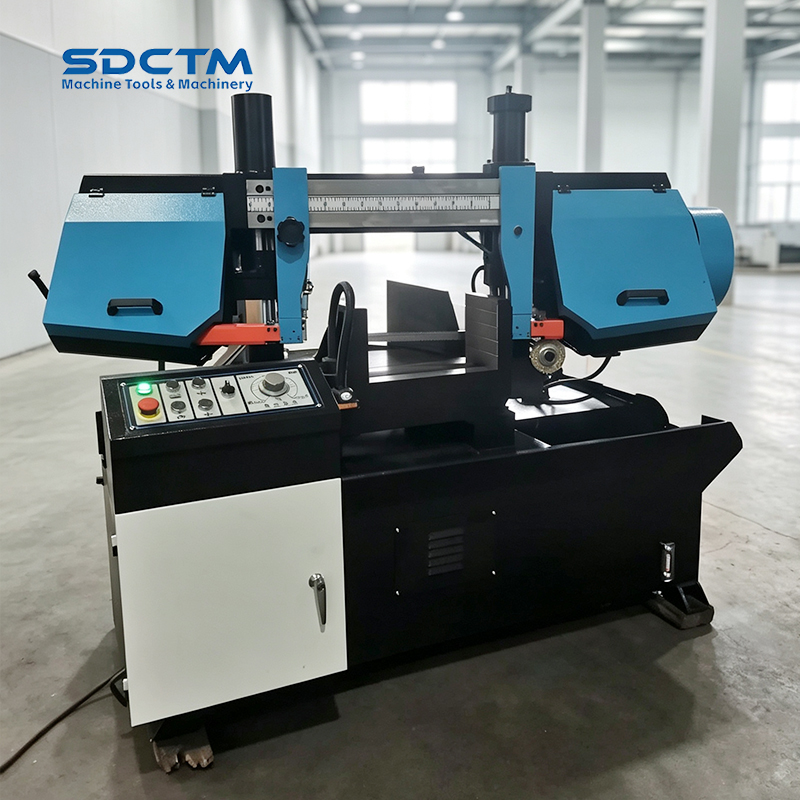 45 Degree Angle Semi-automatic Metal Band Saw Machine for Round Steel And Square Steel