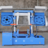 CE Semi-automatic Metal Cutting Band Saw Machine GB4250 Steel Bars Pipes H Beams Manual Tension Band Saw for Metals