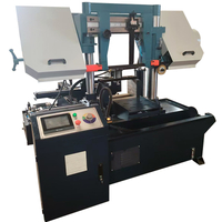 Metal Processing Automatic Hacksaw Machine GSK4230 CNC Cutting Metal Band Sawing Machine