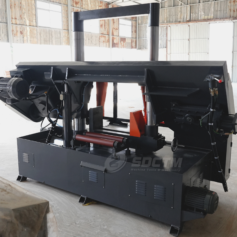 GB4250 High Precision Metal Cutting Band Saw Manual Horizontal Bandsaw Machine for Steel and Aluminum Industrial Sawing Machine