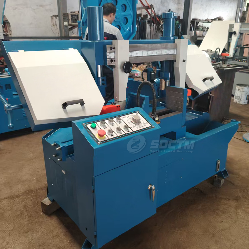 Semi-automatic Miter Cut Angle Band Saw Machine GZ4230 Metal Cutting Band Saw Machine Easy to Operate