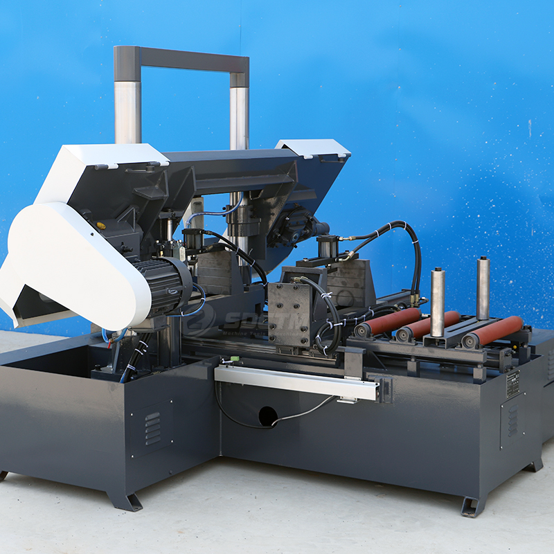 China Automatic Saw Machine GSK4240 Metal Cutting Machine for Aluminum and Steel Horizontal Metal Band Saw