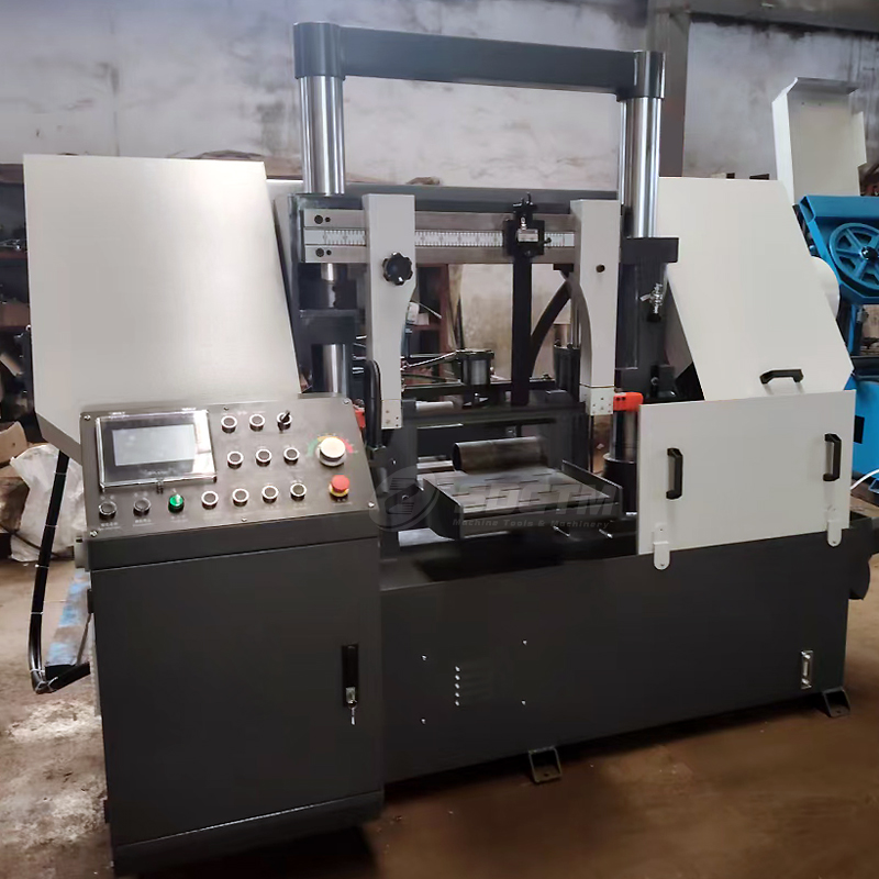 GSK4240 Pipe Cutting Metal Band Saw Horizontal Metal Cutting Band Saw Machine 220V 4kw