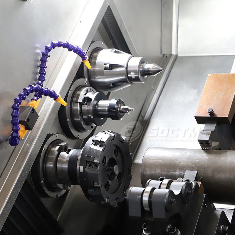Slant Bed 45° CNC Milling Centering Machine Shaft Machining Facing and Centering Hole Machine XS150-1600