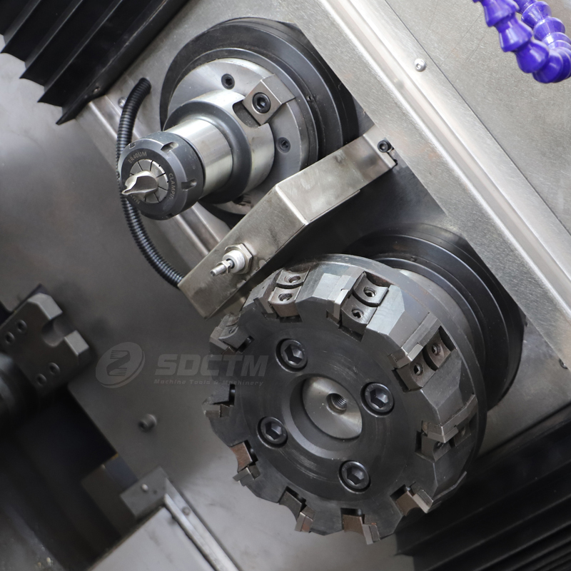 Slant Bed 45° CNC Milling Centering Machine Shaft Machining Facing and Centering Hole Machine XS150-1600