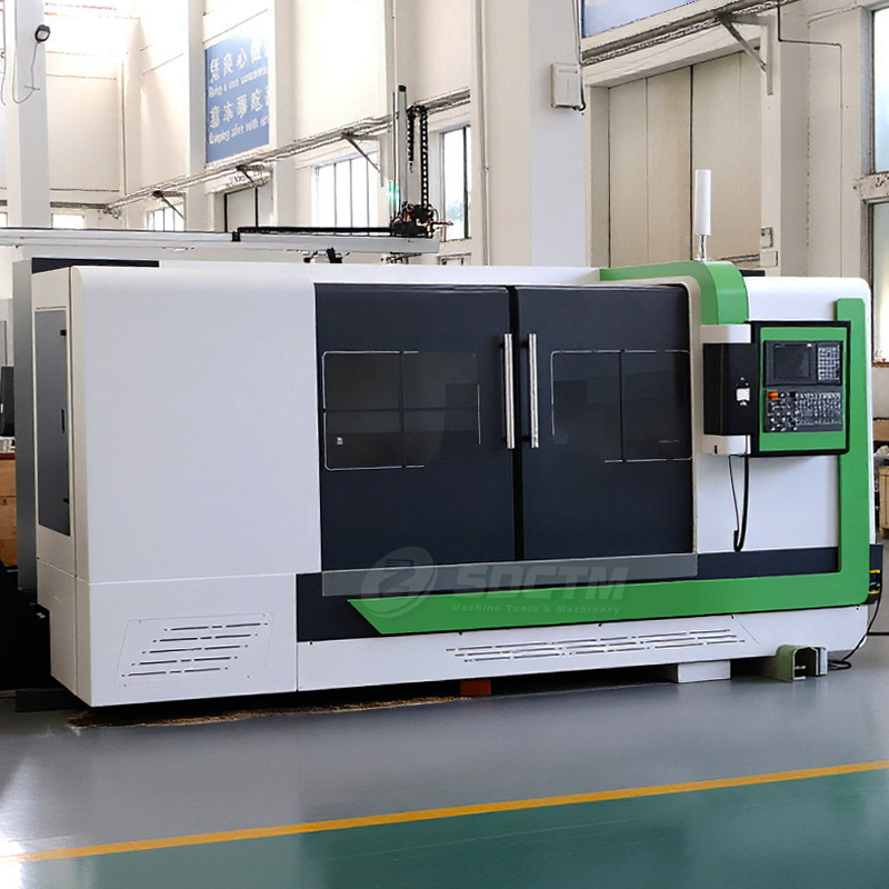 Automatic Facing and Centering Hole Machine ZK8210-1000 Customized CNC Face and Centering Hole All-in-one Machine