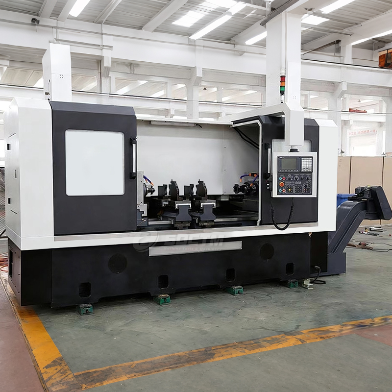 Customized ZK8210 Automatic CNC Facing and Centering Hole Compound Machine