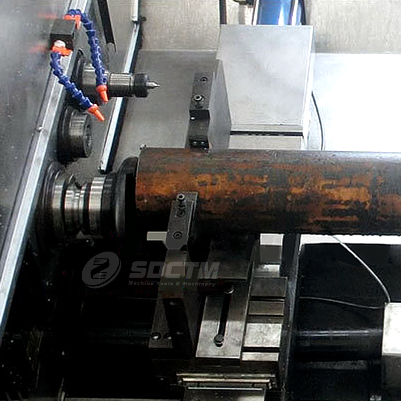 Customizable Slant Bed 45° CNC Facing End and Drilling Centering Hole Machine ZKX750D CNC Turning Machine