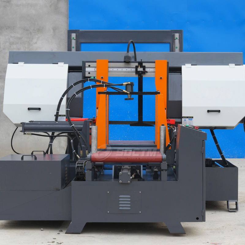 GSK4250 Wire Gauge Metal Band Sawing Machine Automatic Metal Cutting Saw Machine for Cutting Aluminum And Steel