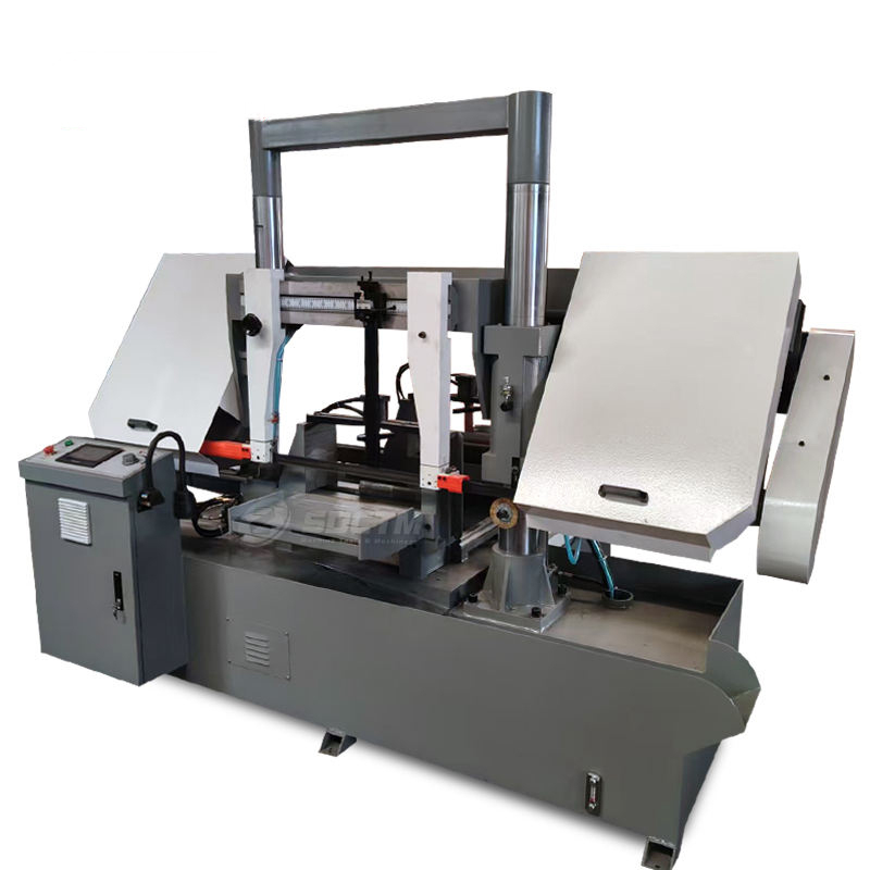GSK4250 Fully Automatic Horizontal Band Saw Machine for Steel Bar Cutting 19.7 Inches 500mm Cutting Range