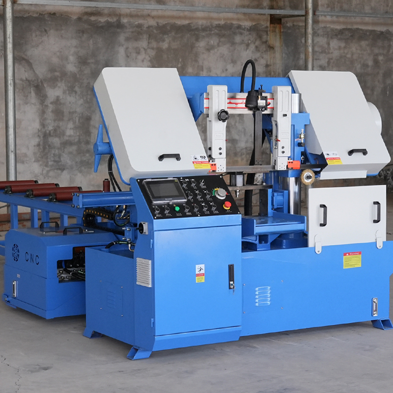 Full Automatic Metal Cutting Machine Horizontal CNC Band Saw GSK4235 Hydraulic Sawing Machine GSK4233