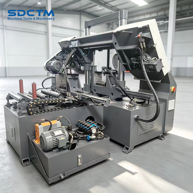Fully Automatic Horizontal Metal Band Sawing Machine GSK4240 Automatic Feeding 400MM Sawing Metal Materials
