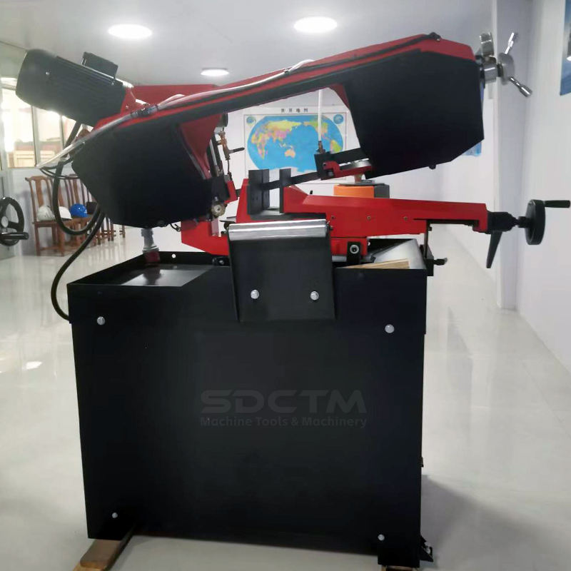 Portable Mini Metal Cutting Band Saw Machine G5025 with 10'' Saw Blade Manual Tension