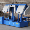CE Semi-automatic Metal Cutting Band Saw Machine with Linear orbit GB4250 for Steel Bars Pipes H Beams 500mm Saw/cut range