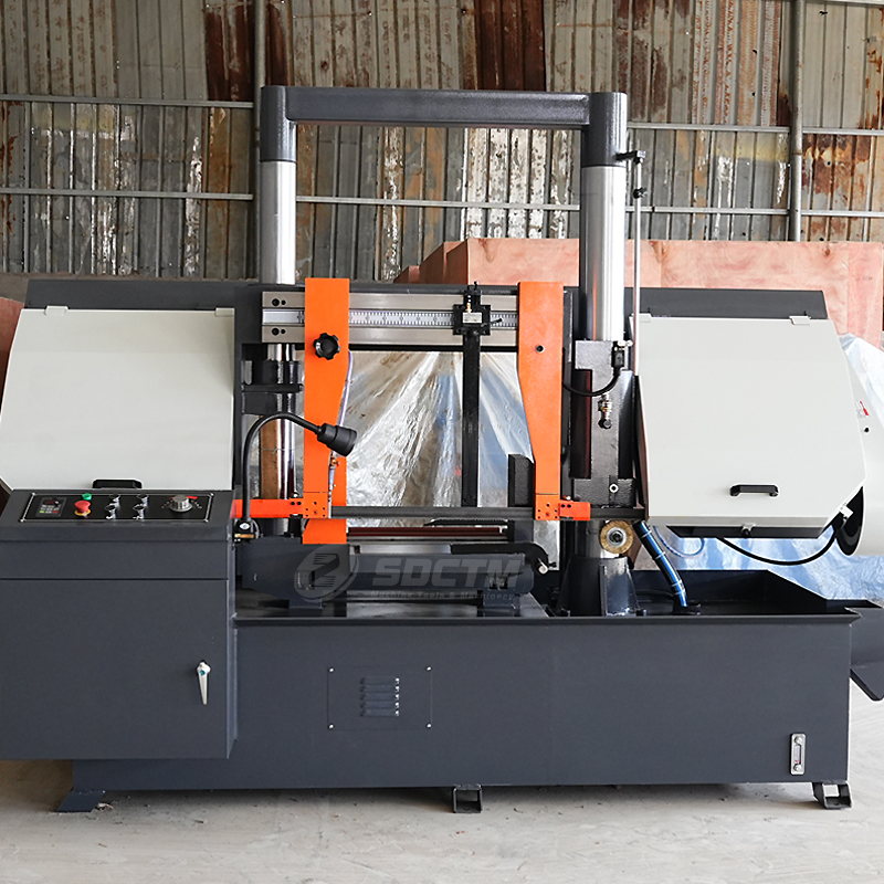 GB4250 High Precision Metal Cutting Band Saw Manual Horizontal Bandsaw Machine for Steel and Aluminum Industrial Sawing Machine