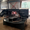 Metal Band Saw Machine GZ4240 Hydraulic Feeding Miter Cut Swivel Head Manual Tension Metal Cut Saw