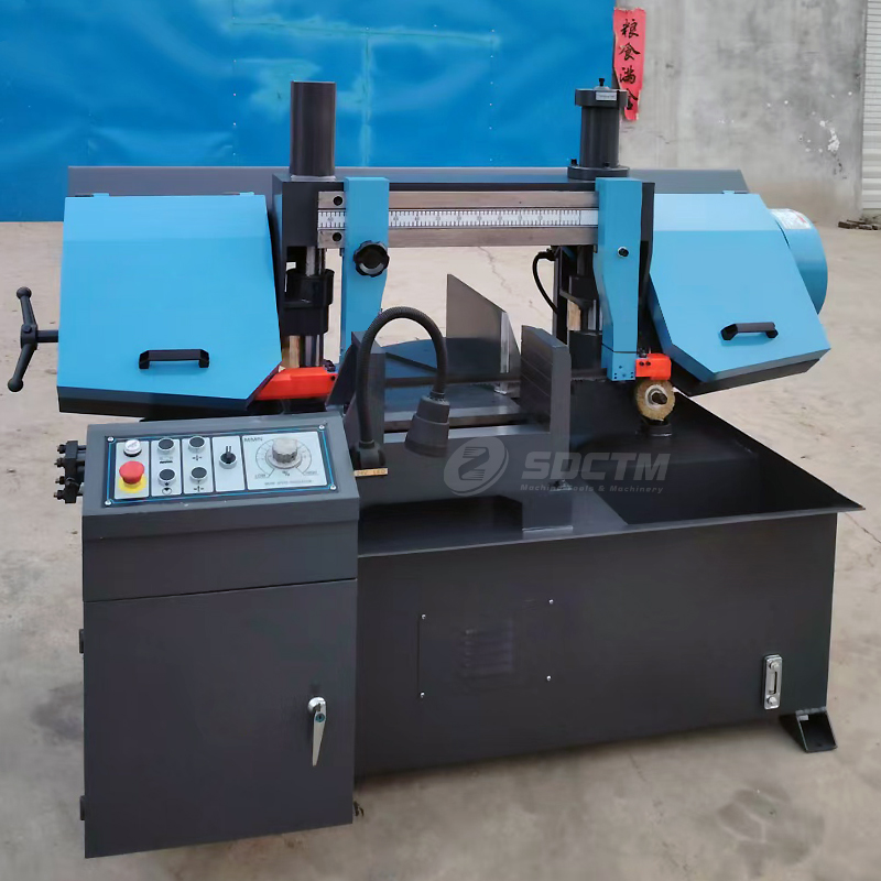 Metal Cutting Machine Miter Cut Angle Band Saw Machine GZ4230 Semi Automatic Band Saw Machine