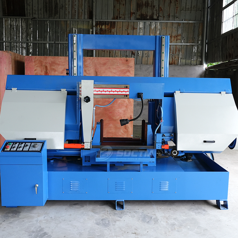 Industrial Grade GB4260 Band Saw Machine Horizontal Metal Band Saw Manual Tension Core Including Motor Engine Gear