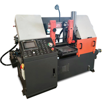 GSK4235 Full Automatic Metal Band Saw with Hydraulic Feeding System 13.78 Inch 350mm Cut Range 4kw