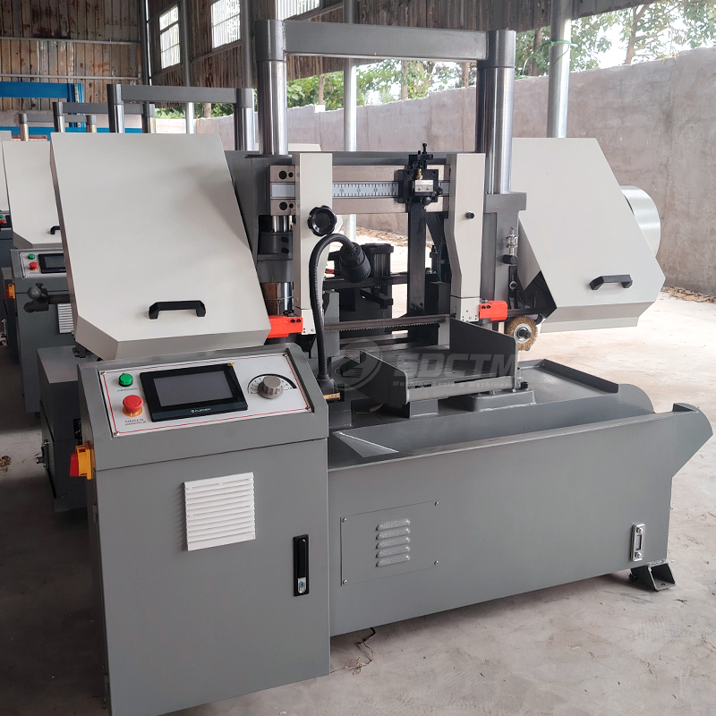 Horizontal Automatic Band Saw Machine GSK4230 CNC Metal Band Saw Cutting Machine
