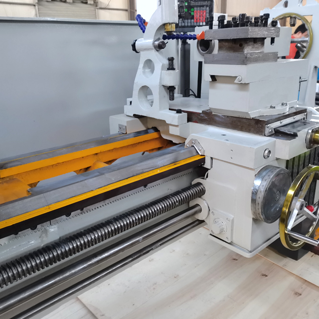 Horizontal lathe CW6180 conventional lathe machine with footbrake system