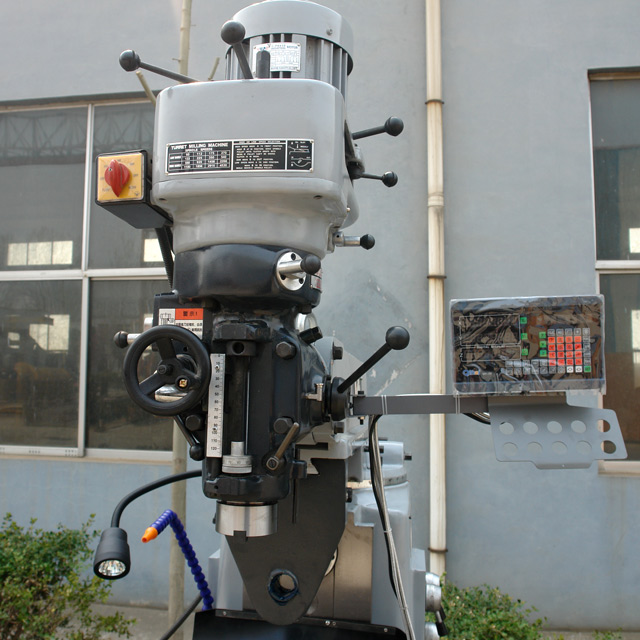 5H CNC turret milling machine Variable Speed Milling Head