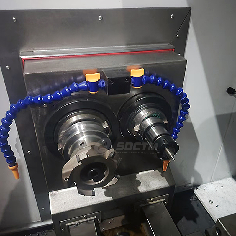 Multifunctional CNC Milling and Drilling Machine Simultaneous Milling End Face and Center Drilling Machine ZK8210-700